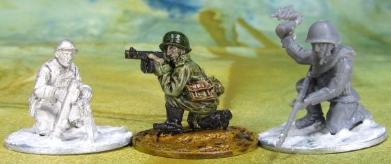 Comparison of Gaddis Gaming, AE WWII, and Warlord Games Soviet figures